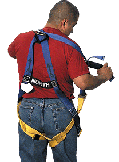 Fall Protection - Safet Harness & Lanyard Combo